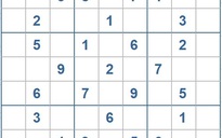 Mời các bạn thử sức với ô số Sudoku 3796 mức độ Khó