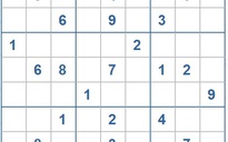 Mời các bạn thử sức với ô số Sudoku 3908 mức độ Khó