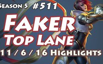 Video LMHT: Faker suýt phải ngậm hành khi dùng Fiora đối đấu với Yasuo đường trên