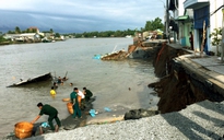 Gấp rút phòng chống sạt lở