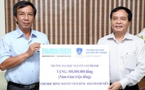 Tặng 500 triệu đồng cho học bổng Nguyễn Thái Bình