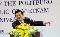 Chủ tịch nước thăm và nói chuyện tại ĐH Việt-Đức