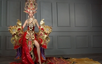 Choáng với trang phục dân tộc 45kg của đại diện VN tại 'Hoa hậu Siêu quốc gia'