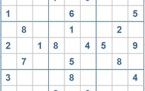 Mời các bạn thử sức với ô số Sudoku 3646 mức độ Khó