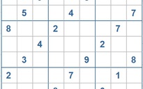 Mời các bạn thử sức với ô số Sudoku 3740 mức độ Khó