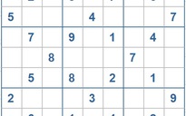 Mời các bạn thử sức với ô số Sudoku 3746 mức độ Khó