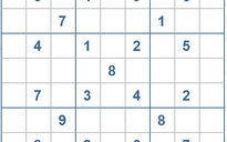 Mời các bạn thử sức với ô số Sudoku 3940 mức độ Khó