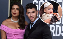 Con gái Hoa hậu Priyanka Chopra lần đầu lộ diện trước công chúng