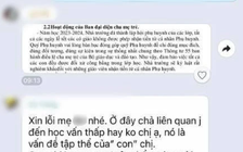 Phụ huynh không đóng quỹ lớp bị 'dọa' phải chuyển trường cho con, phòng GD-ĐT lên tiếng