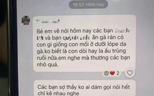 Phụ huynh nghi cơm bán trú có 'con lạ' trong đùi gà