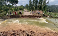 Sập cống nước khiến hàng ngàn hộ dân ở Bình Dương, Bình Phước bị chia cắt