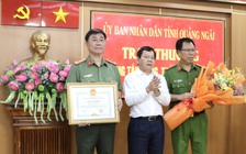 Thưởng nóng cho Công an tỉnh Quảng Ngãi vụ bắt nghi phạm bắn nữ lao công