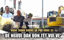 Xây lại con đường ‘ngập như sông’ An Phú Đông 35: ‘Mong có đường mới ăn tết’