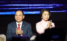 Hình ảnh bà Phạm Thu Hương bên người chồng tỉ phú tại lễ trao giải VinFuture