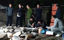 Đổ tường trường tiểu học ở TP.Hà Giang, 4 công nhân thương vong