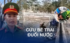 Cán bộ công an kể lại giây phút cứu bé trai dưới hồ sâu