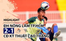 Highlight | ĐH Nông Lâm TP.HCM 2-1 CĐ Kỹ thuật Cao Thắng | Giải bóng đá TNSVVN