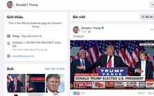 Trở lại Facebook và YouTube, cựu Tổng thống Trump đăng nội dung gì?