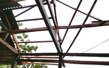 Lốc xoáy khiến 46 ngôi nhà ở Yên Bái bị sập, đổ và tốc mái