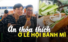 Ăn thoả thích ở lễ hội bánh mì Việt Nam, nhiều gian hàng phát miễn phí