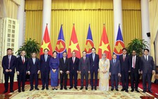 Đại sứ các nước ASEAN đến chào và chúc mừng Chủ tịch nước Võ Văn Thưởng