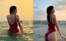 Thủy Tiên diện áo tắm khoe dáng nóng bỏng