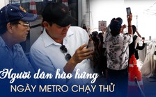 3 anh em U.70 hào hứng trải nghiệm metro Bến Thành - Suối Tiên