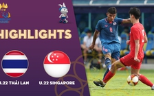 U.22 Thái Lan - U.22 Singapore: Thị uy sức mạnh