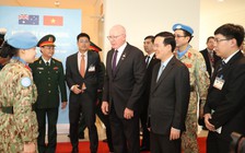 Toàn quyền Úc David Hurley thăm Cục Gìn giữ hòa bình Việt Nam