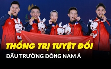 Thâu tóm toàn bộ 5 HCV, aerobic Việt Nam không có đối thủ tại SEA Games 32