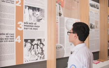Học sinh thiết kế ảnh, lập trình web cho Không gian văn hóa Hồ Chí Minh