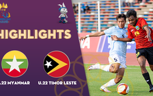 Highlights | U.22 MYANMAR - U.22 TIMOR LESTE: Thất bại của Luis Figo | SEA Games 32