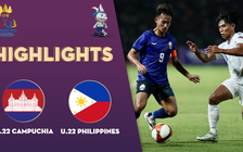 Highlights | U.22 Campuchia - U.22 Philippines: Phút bù giờ nghẹt thở | SEA Games 32