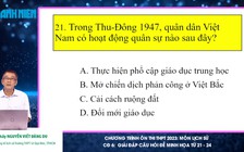 ÔN THI THPT 2023 | Môn Lịch sử | Giải đề minh họa câu 21 - 24