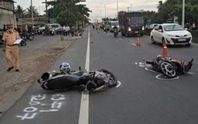 Tai nạn liên hoàn ở Tiền Giang: 1 người tử vong tại chỗ, 4 người bị thương