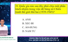 ÔN THI THPT 2023 | Môn Lịch sử | Giải đề minh họa câu 29 - 32