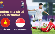 Highlights | U.22 Việt Nam - U.22 Singapore: Bỏ lỡ không tưởng | SEA Games 32