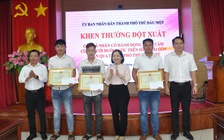 Khen thưởng 3 thanh niên dũng cảm cứu 2 mẹ con người nước ngoài bị nước cuốn