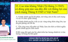 ÔN THI THPT 2023 | Môn Lịch sử | Chuyên đề 9 | Giải đề minh họa câu 33 - 36