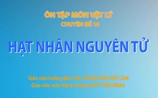 Bí quyết ôn thi tốt nghiệp THPT đạt điểm cao: Hạt nhân nguyên tử