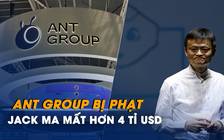 Ant Group bị phạt, Jack Ma mất hơn 4 tỉ USD