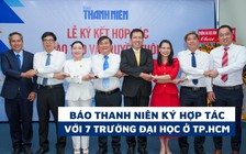 Báo Thanh Niên ký hợp tác đào tạo và truyền thông với 7 trường đại học