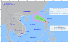 Áp thấp nhiệt đới sắp vào Biển Đông, đang mạnh lên thành bão