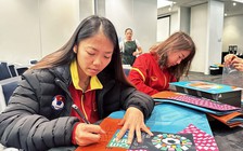 Chữ ký đội trưởng Huỳnh Như xuất hiện trên cờ góc của World Cup nữ 2023