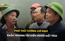 Phó Thủ tướng Trần Lưu Quang khảo sát hiện trường sạt lở đèo Bảo Lộc