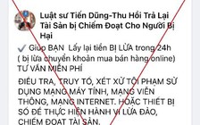 Giả danh Cục An ninh mạng để tiếp tục lừa đảo nạn nhân bị lừa