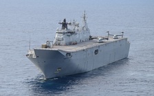 Tàu chiến lớn nhất của Úc tham gia tập trận với Mỹ, Philippines ở Biển Đông