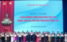 Tuyên dương 78 gương điển hình trong lĩnh vực văn hóa