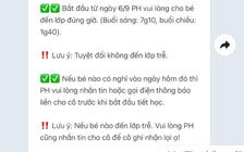 Phụ huynh phản ứng vì học sinh tiểu học 'phải đến lớp lúc 7 giờ 10'