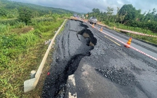 Đắk Lắk: Yêu cầu nhà thầu khắc phục sự cố sụt lún trên tuyến đường tránh